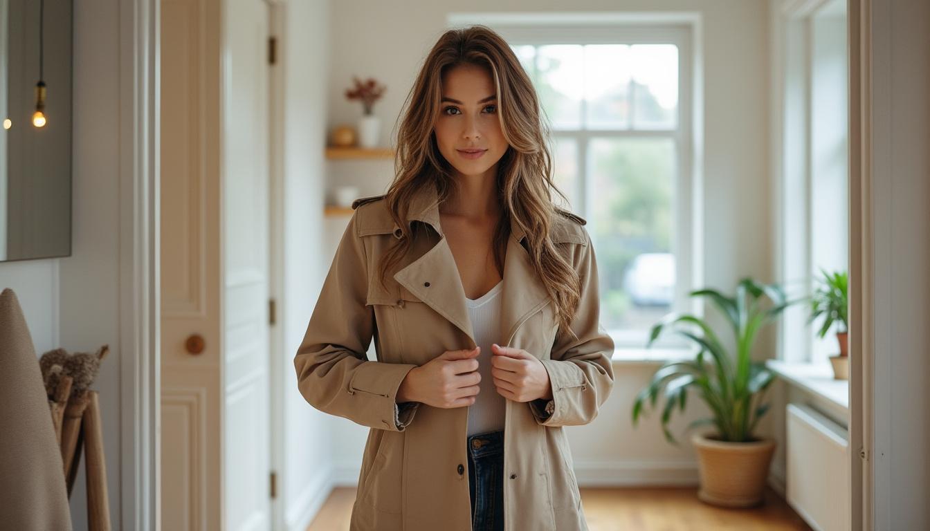 découvrez comment porter un trench pour femme avec des idées de looks adaptés à chaque style et couleur, pour être élégante en toute occasion.