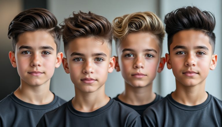 découvrez les coupes de cheveux garçon les plus modernes à montrer au coiffeur pour un style tendance et adapté à chaque âge.