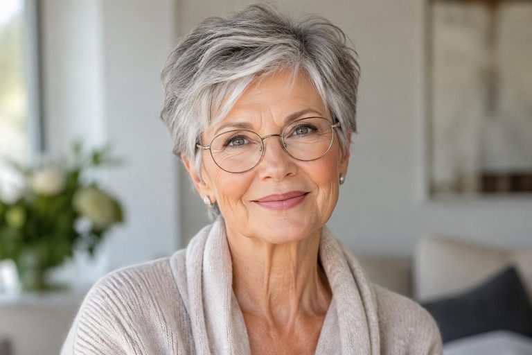 découvrez les coupes courtes idéales après 70 ans avec lunettes : des styles modernes qui adoucissent les traits, rajeunissent et mettent le visage en valeur.