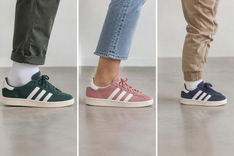 adidas campus : découvrez si le modèle taille grand, petit ou normalement, avec nos conseils pour choisir la bonne pointure chez l’homme, la femme et l’enfant.
